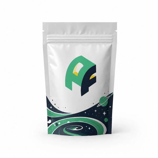 Custom Printed 3.5 x 5 x 2" Mylar Bags (1/8 oz)